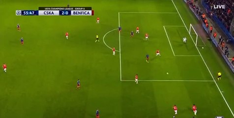Jardel Goal HD -  CSKA Moscow 2-0 Benfica 22.11.2017