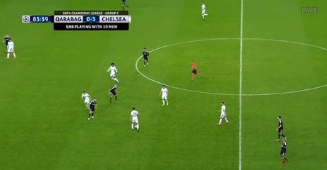 Willian Second  Goal HD - Qarabag	0-4 Chelsea 22.11.2017
