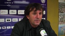 L'entraineur du FC Istres José Pasqualetti à l'issue de la rencontre face au Havre