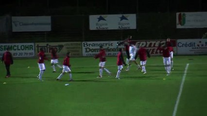 L'échauffement des Martégaux à Comar