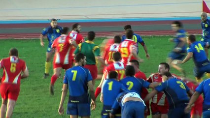 2 essais sur les 10 inscrits cet après midi par les diables rouges
