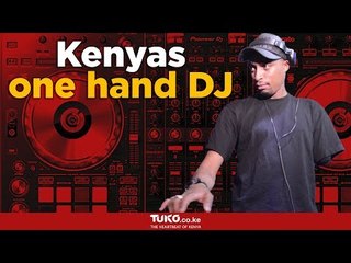 Meet Kenyas one hand DJ who lost his hand during post election violence