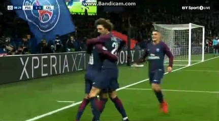 Neymar Goal PSG 1-1 Celtic 22.11.2017