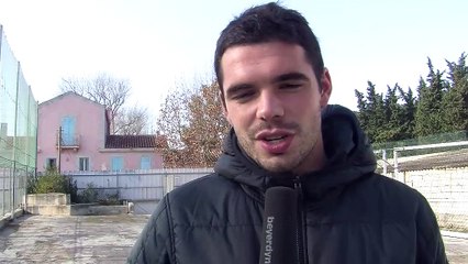 Le milieu de terrain du FC Martigues Aléxis Lafon qui évoque son retour à Créteil