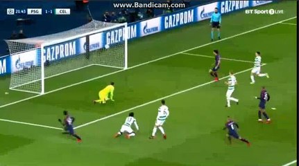 Neymar Goal - Paris SG 2-1 Celtic 22.11.2017