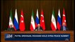 i24NEWS DESK | Putin, Erdogan, Rouhani hold Syria peace summit | Wednesday, November 22nd 2017