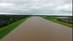 Aerial Footage Captures the Scale of Flooding Near the Brazos River, Texas
