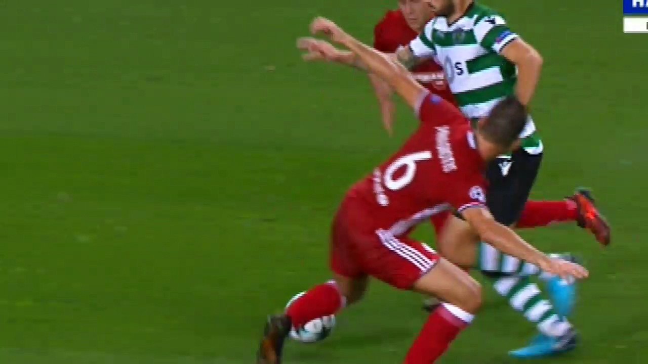 Bas Dost Goal HD - Sporting 1 - 0 Olympiakos Piraeus - 22.11.2017