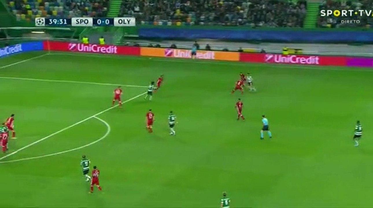 Bas Dost Goal HD - Sporting 1-0 Olympiakos Piraeus 22.11.2017