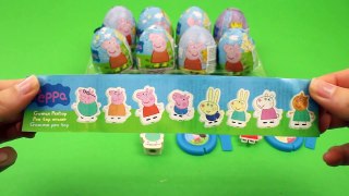 Binkie TV - Surprise Eggs With Peppa Pig - Unboxing Funny Peppa Toys For Kids
