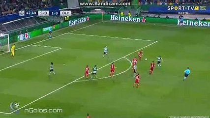 Bruno Cesar Goal Sporting CP 2-0 Olympiacos 22.11.2017