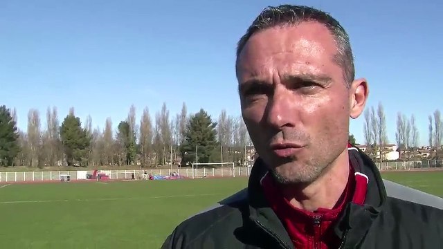 L'entraîneur Martégal Jérôme Erceau avant le déplacement dans le var