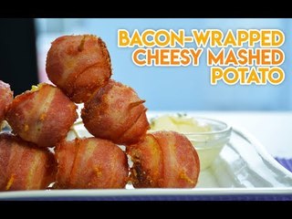 Bacon-wrapped Cheesy Mashed Potato