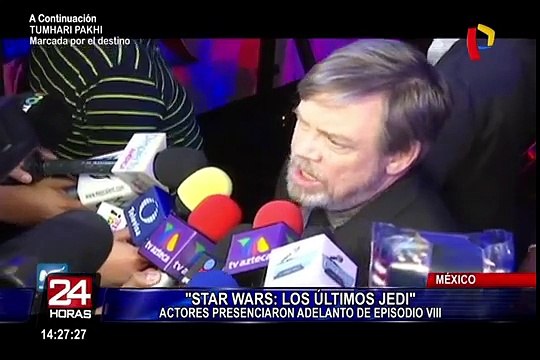 Elenco de Star Wars: Los últimos Jedi visita México para Premier Mundial