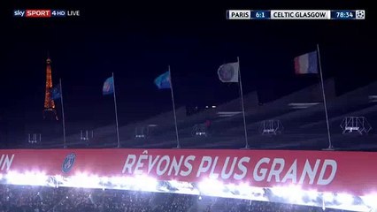 Edinson Cavani Goal HD - Paris SG	6-1	Celtic 22.11.2017