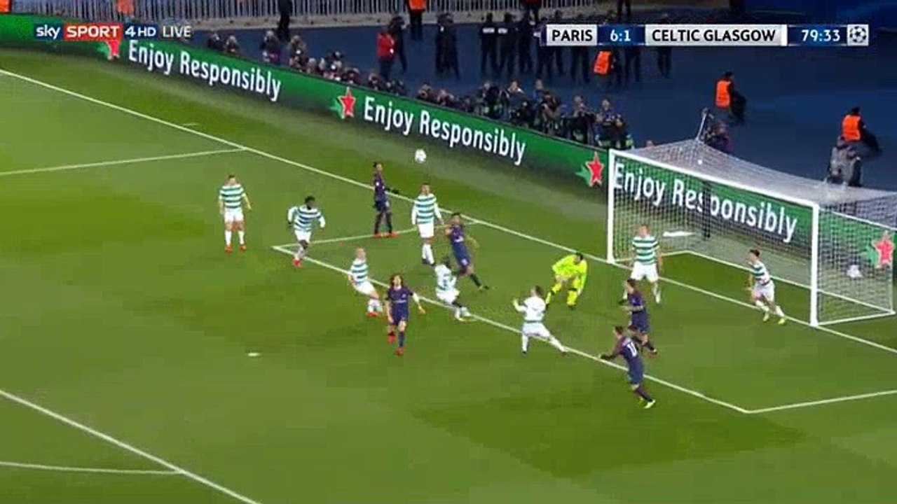 Dani Alves Goal HD - Paris SG	7-1	Celtic 22.11.2017