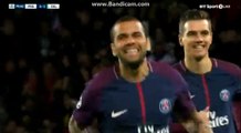 Dani Alves  Goal Paris SG  7 - 1 Celtic 22.11.2017 HD
