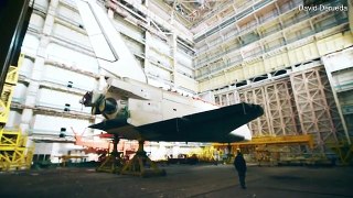 Explore inside remains of a USSR space shuttle now lying abandoned