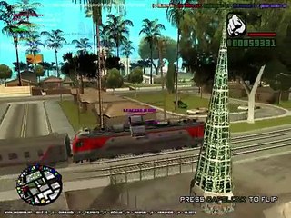 lets play на gta samp часть 7 (гонка на поездах)