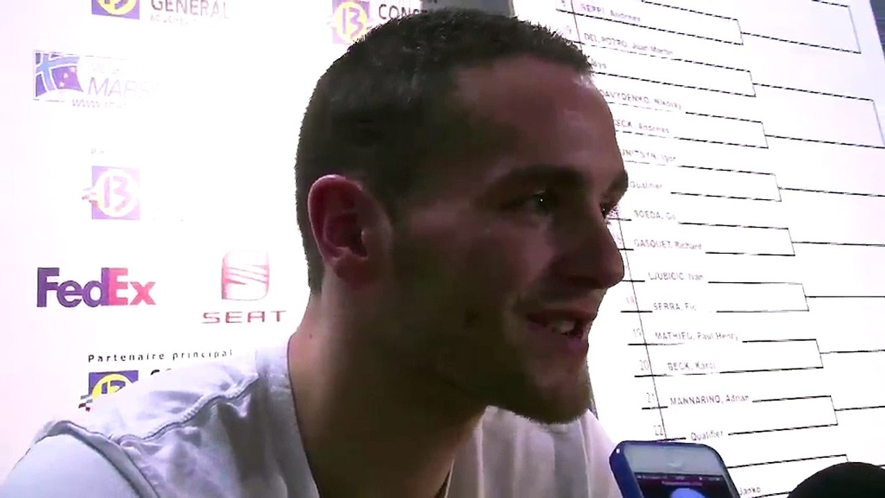 Albano Olivetti a réussi sa plus grosse perf lors de ce premier tour de l'Open 13