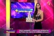 Paolo Guerrero y Thaísa Leal desmienten ruptura con estos videos
