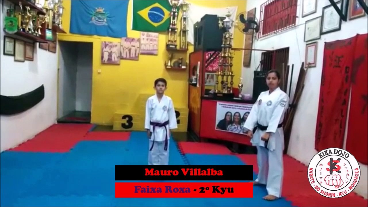 Naihanchi Nidan - Kata - Faixa  Amarela - Karate - Shorin-Ryu - Academia Kika Dojo