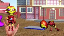 Spiderelsa vs dinosaurs Gorilla Finger family - Colors animals to learn Nursery rhymes 3d Animation