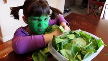 Bad Baby Hulk vs Spidergirl vs Green Goblin vs Venom & Hulk - Food Fight _ Real Life Superhero Movie | Superheroes | Spiderman | Superman | Frozen Elsa | Joker