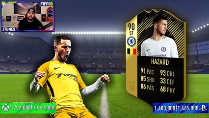 OMG INFORM 91 STRIKER HAZARD! - FIFA 18 ULTIMATE TEAM
