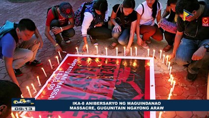 Ika-8 anibersaryo ng Maguindanao Massacre, gugunitain ngayong araw