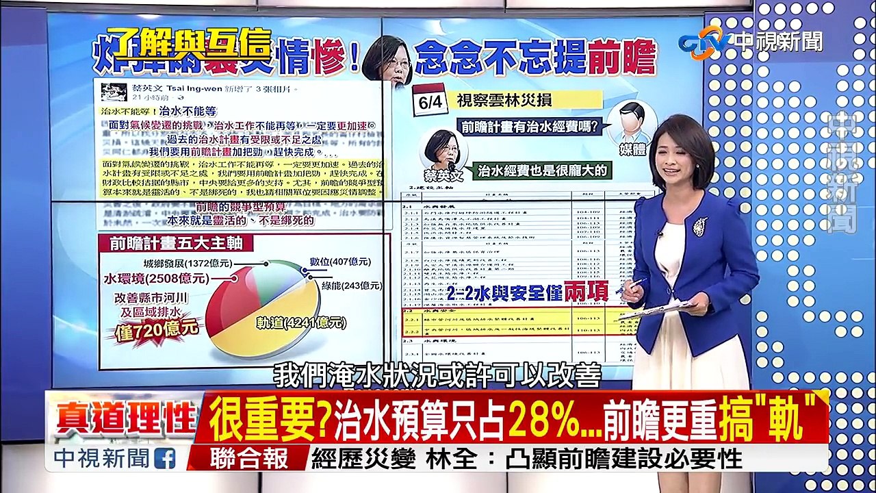 台灣頭淹到台灣尾 小英不忘推銷前瞻有事嗎?／EP45 了解與互信 兩岸一定旺 20170605