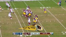 Washington Redskins running back Samaje Perine snags first down catch on screen pass