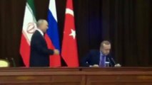 Putin dropped Erdoğan's chair on November 23, 2017