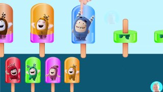Cartoon Oddbods Baby Bubbles Wrong Body Colors of ICE CREAM Learn Colors with oddbods colors