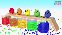 Learn Colors with Surprise Eggs Magic Gumballs - Colors Collection for Children - BinBin COLORS