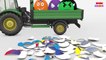 Learn Colors with Superheros Eggs vs Tractor Trucks  Ice Cream for Kids - Collection BinBin Colors