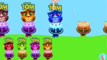 Learn Colours with My Talking Tom Colors for Kids Wrong body talking tom birthday cake