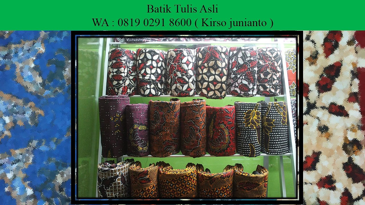 GRATIS ONGKIR!!! WA +62-819-0291-8600 BATIK TULIS BERASAL DARI