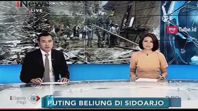 Angin Puting Beliung Hantam Rumah di Sidoarjo