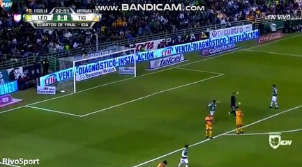 Club Leon vs UANL Tigres Shot chance