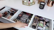 MY DRUGSTORE HIGHLIGHTER COLLECTION | Makeup Stash   Storage (SWATCHES)