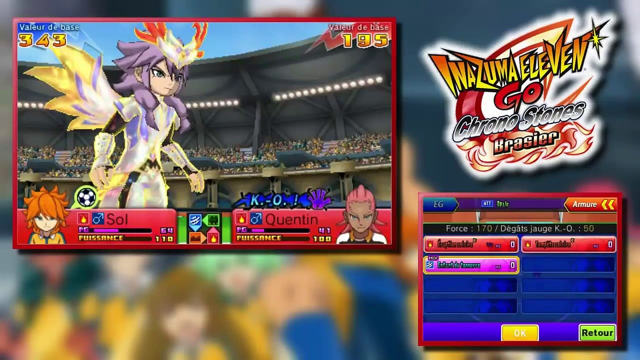 Lets Play Inazuma Eleven Go Chrono Stones Brasier FR LIVE #35 - En route pour la clé en or 2