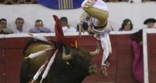 İspanyol Matador Yaralı Boğadan Kaçamadı, Darbeyi En Kötü Yerden Aldı
