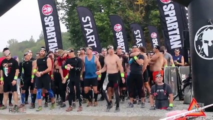 The legless man who completed a 13 mile Spartan race