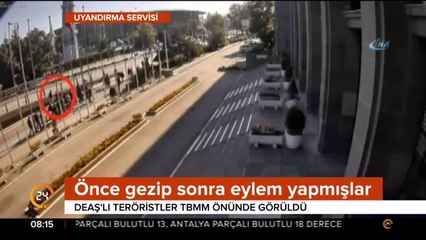 Önce gezip sonra eylem yapmışlar