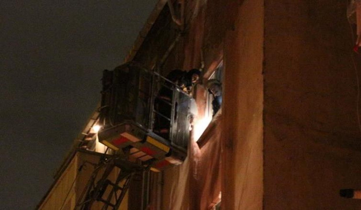 Şişli'de yangın paniği