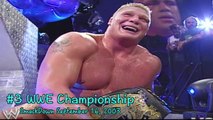 Brock Lesnar 在 WWE 的冠軍生涯 (贏與輸) All Of Brock Lesnar Championship (Wins & Losses) In WWE-zvUUiZOKRvk