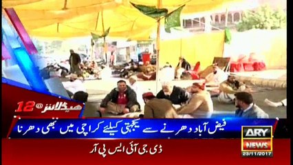 Headlines 1200 23rd November 2017