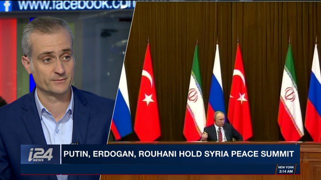 i24NEWS DESK | Putin, Erdogan, Rouhani hold Syria peace summit | Thursday, November 23rd 2017