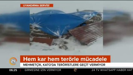 Teröristlerin mağaraları imha ediliyor